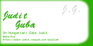 judit guba business card